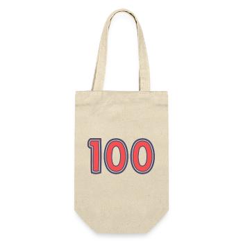 100. 100 ANS. 100e ANNIVERSAIRE - Sac à bouteille - nature - Devant