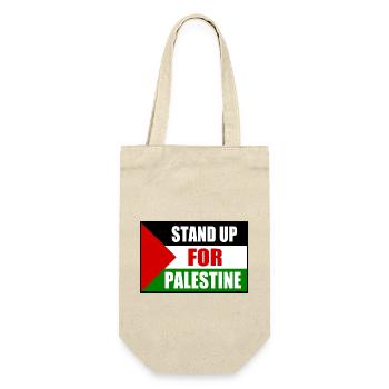 stand up for palestine - Sac à bouteille - nature - Devant