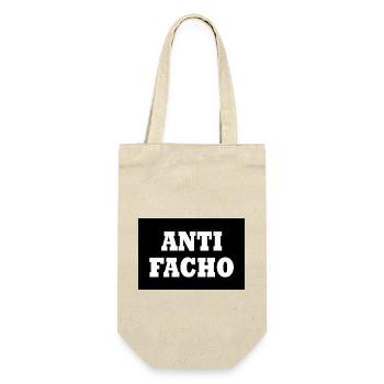 Anti facho - Geschenkbeutel für Flaschen - Natur - Vorne