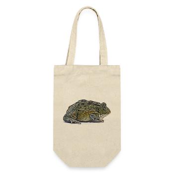 Afrikanischer Ochsenfrosch - Geschenkbeutel für Flaschen - Natur - Vorne