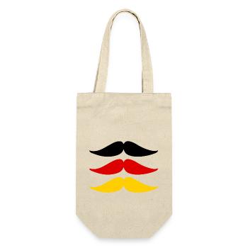 Moustaches pour l'Allemagne - Sac à bouteille - nature - Devant