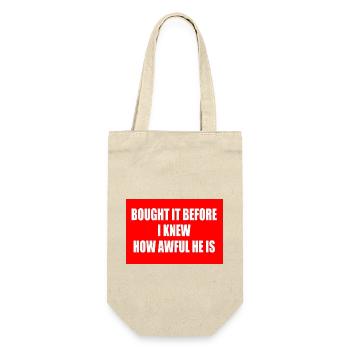 bought it before i knew how awful he is - Gift Bag for Bottles - nature - Front