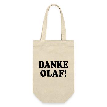 Thank you olaf - Gift Bag for Bottles - nature - Front