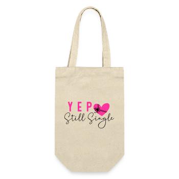 Still Single - Gift Bag for Bottles - nature - Front