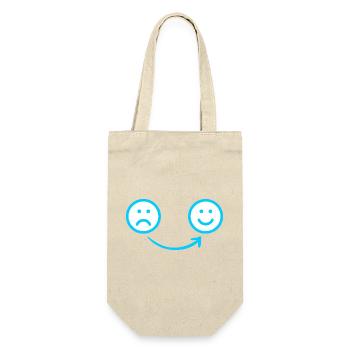 Smilie Colon - Gift Bag for Bottles - nature - Front