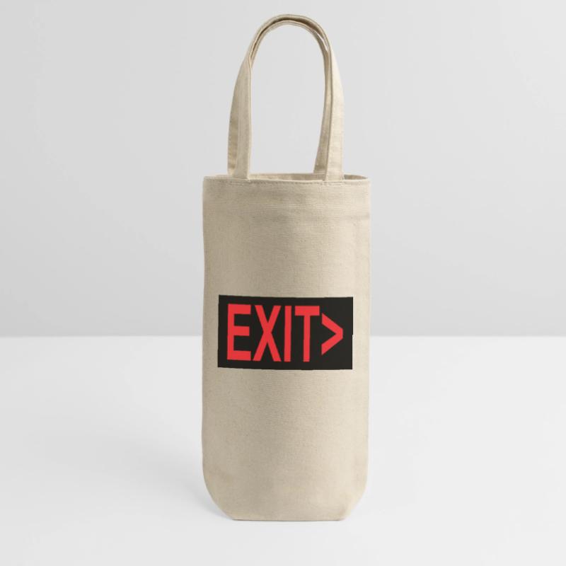 Exit / Exit / Emergency Exit Gift Bag for Bottles