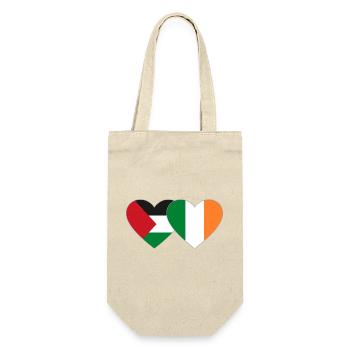 Drapeau de la Palestine et de l’Irlande - Sac à bouteille - nature - Devant