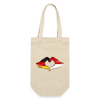 Germany Indonesia Flag Hands Heart Shape Used - Gift Bag for Bottles - nature - Front