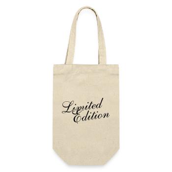 Limited Edition - Geschenkbeutel für Flaschen - Natur - Vorne