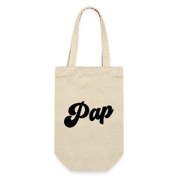 Pap Le meilleur Pap Pap Grand-père Fête des pères Pap - Sac à bouteille - nature - Devant