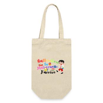 Attention kindergarten t-shirt child back to school - Gift Bag for Bottles - nature - Front