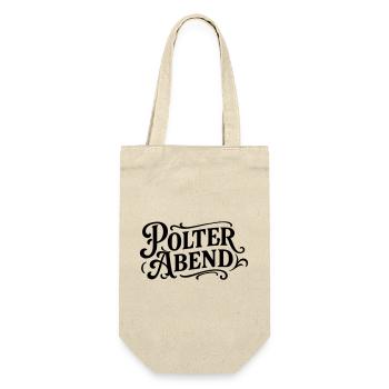 Polter Abend Bräutigam Party - Geschenkbeutel für Flaschen - Natur - Vorne