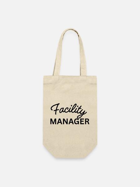 Facility Manager - Geschenkbeutel für Flaschen - Natur