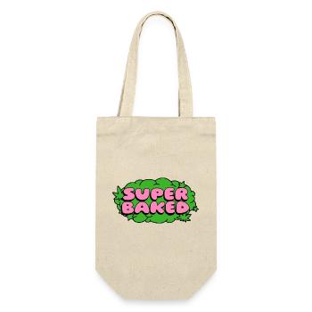Super Baked Neon Pop - Gift Bag for Bottles - nature - Front