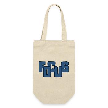 Fools Bold Block Lettering - Gift Bag for Bottles - nature - Front