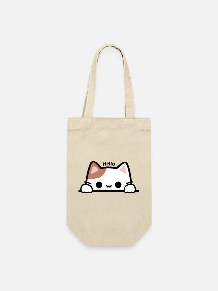 Coucou Chaton - Sac à bouteille - nature