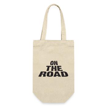 On The Road Bold Typography Design - Gift Bag for Bottles - nature - Front