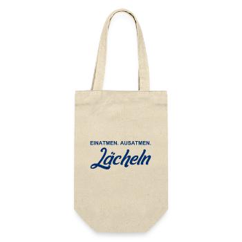 Inhale - Exhale - Smile - Gift Bag for Bottles - nature - Front