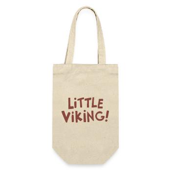 Little Viking Handwritten Logo - Gift Bag for Bottles - nature - Front