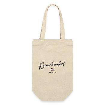 Reinickendorf - Berlin Flag - Berlin Bear - Gift Bag for Bottles - nature - Front