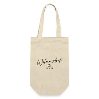 Wilmersdorf - Berlin Flag - Berlin Bear - Gift Bag for Bottles - nature - Front