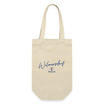 Wilmersdorf - Berlin Flag - Berlin Bear - Gift Bag for Bottles - nature - Front