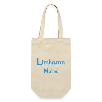 Limhamn – Malmö Sky Blue Design - Gift Bag for Bottles - nature - Front