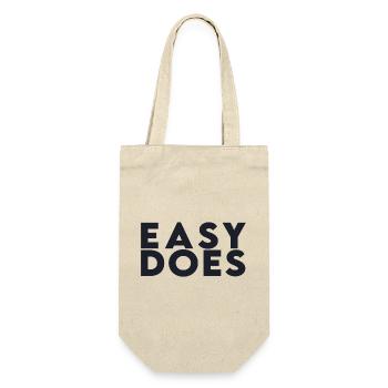 Easy Does - Geschenkbeutel für Flaschen - Natur - Vorne