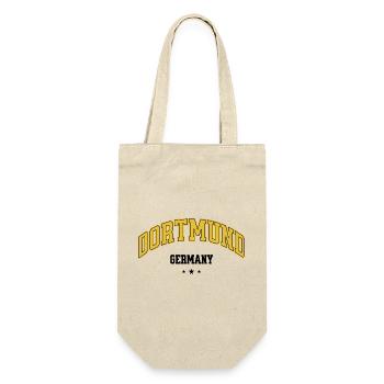 Dortmund Germany College Style - Geschenkbeutel für Flaschen - Natur - Vorne