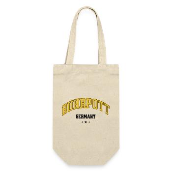 Ruhrpott Germany Lettering Ruhrgebiet Heimat - Gift Bag for Bottles - nature - Front