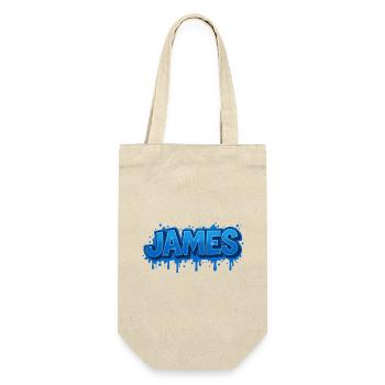 Graffiti  John Prénom cadeau idéal imprimable sur  - Sac à bouteille - nature - Devant