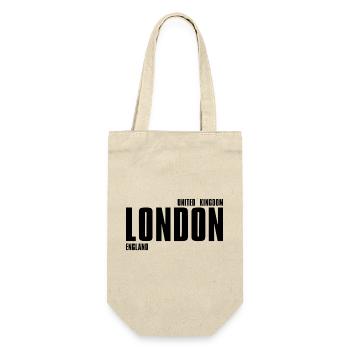 London United Kingdom - Gift Bag for Bottles - nature - Front