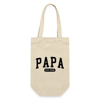 Papa 2026 Papa Proud Est 2026 - Sac à bouteille - nature - Devant