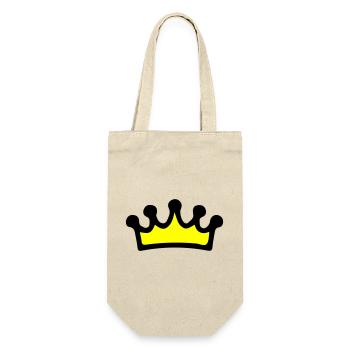Crown Symbol - Gift Bag for Bottles - nature - Front