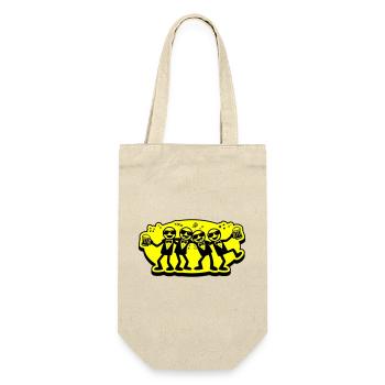 Groom Friends Group Beer - Gift Bag for Bottles - nature - Front