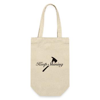Keep Shining - Gift Bag for Bottles - nature - Front