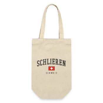Schlieren – Swiss identity from Zurich - Gift Bag for Bottles - nature - Front
