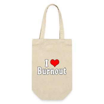 J’adore l’épuisement - Sac à bouteille - nature - Devant