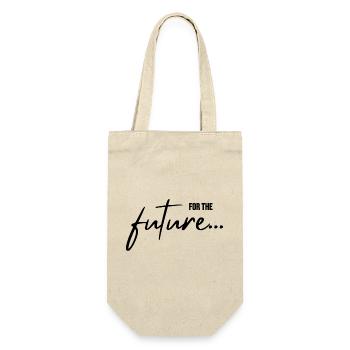 Pour l’avenir, tout pour notre avenir - Sac à bouteille - nature - Devant