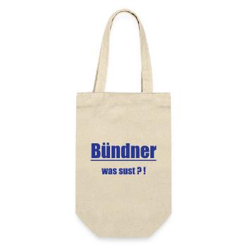 Graubünden What Sust?! - Gift Bag for Bottles - nature - Front