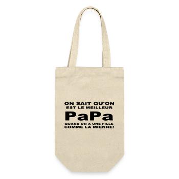 Meilleur papa - Sac à bouteille - nature - Devant