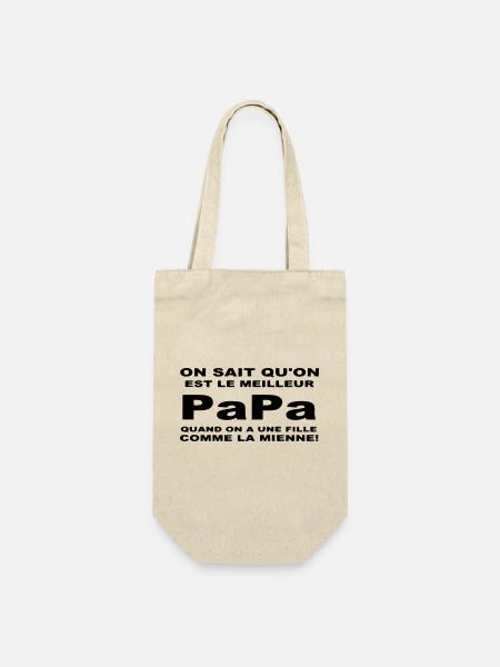 Meilleur papa - Sac à bouteille - nature