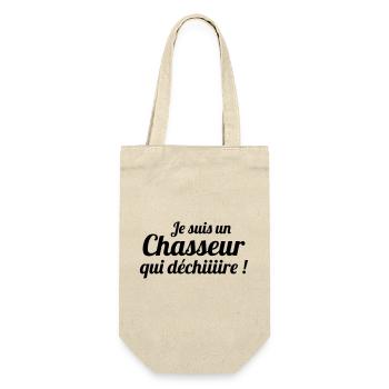 Je suis un chasseur qui déchire - Sac à bouteille - nature - Devant