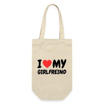 Amour pour ma copine - Sac à bouteille - nature - Devant