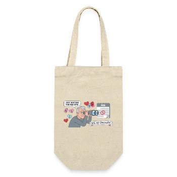 Waiting for 15 - Gift Bag for Bottles - nature - Front