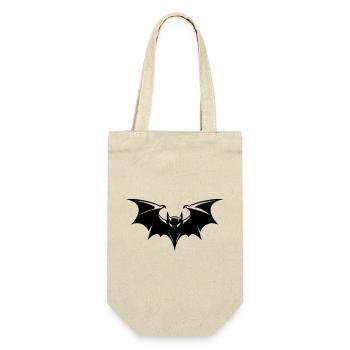 Bat Gothic Logo - Gift Bag for Bottles - nature - Front