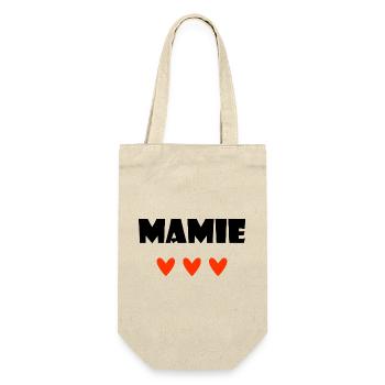 OMA. MAMA. OMA. MUTTERTAG - Geschenkbeutel für Flaschen - Natur - Vorne
