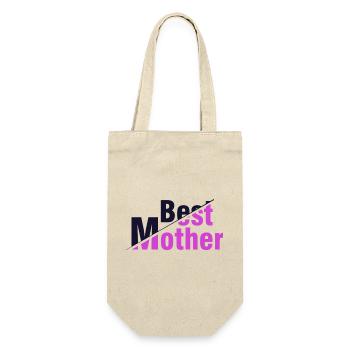 Meilleur T-shirt Maman – Cadeau pour les Mamans - Sac à bouteille - nature - Devant