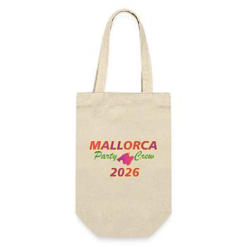 Mallorca, Party Crew - Gift Bag for Bottles - nature - Front