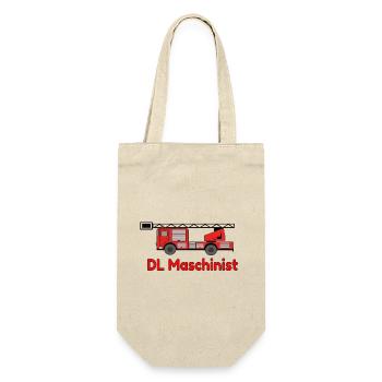 DL Machinist Fire Truck Turntable Ladder - Gift Bag for Bottles - nature - Front